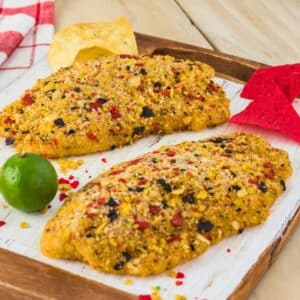 Tortilla Crusted Tilapia
