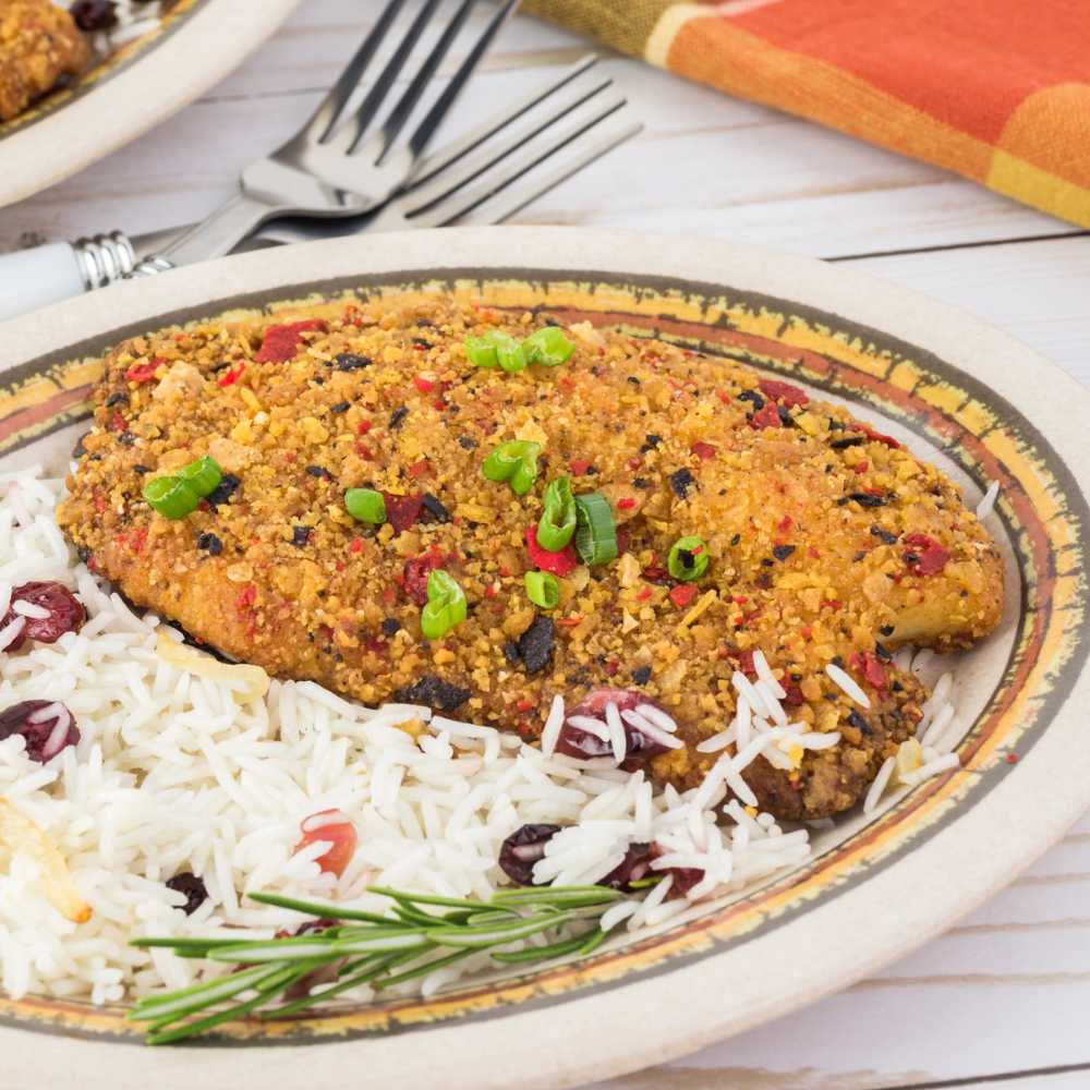 Tortilla Crusted Tilapia